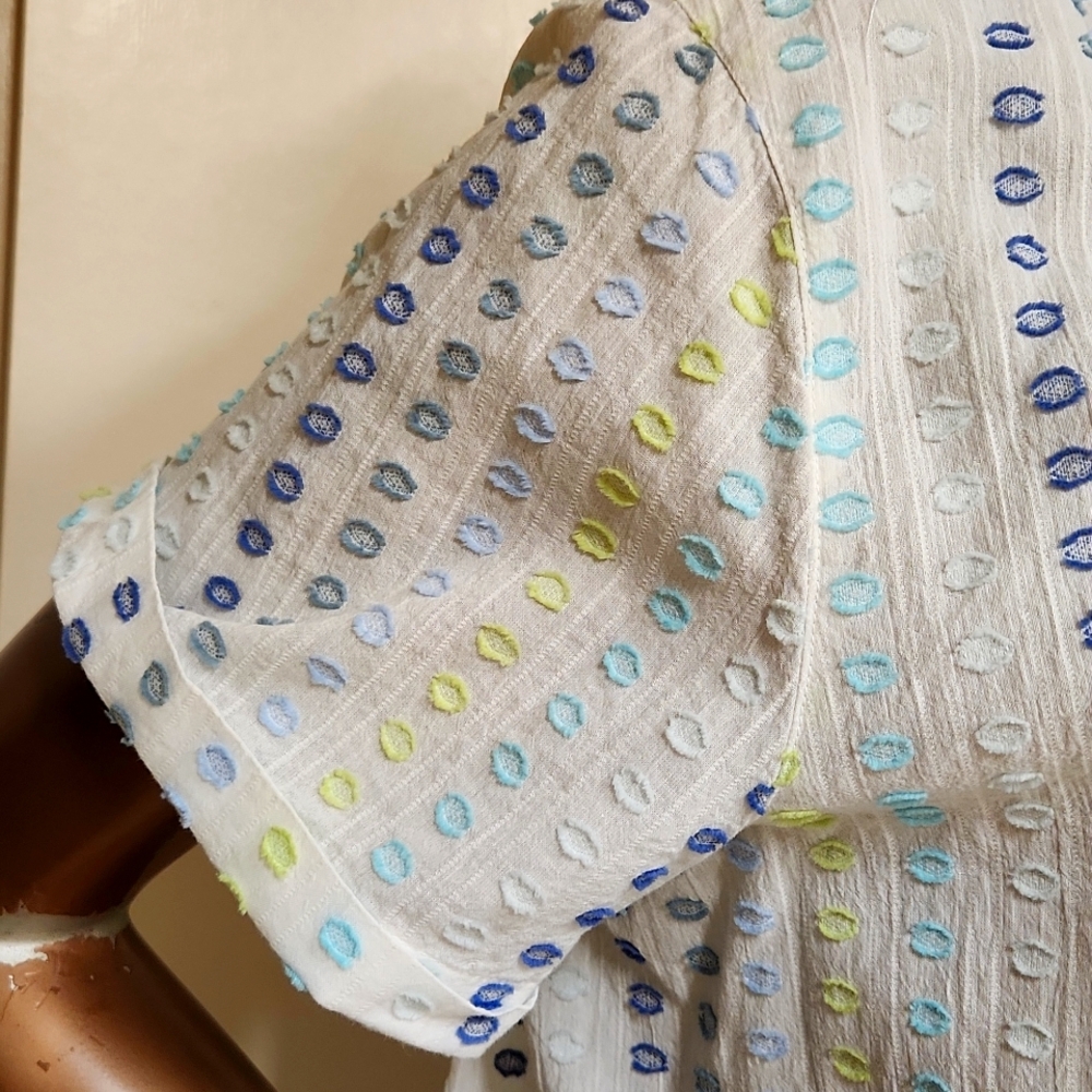 Alfred Dunner Multicolor Patterned Button Down Sh… - image 3